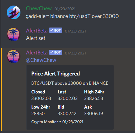 crypto price bots for discord